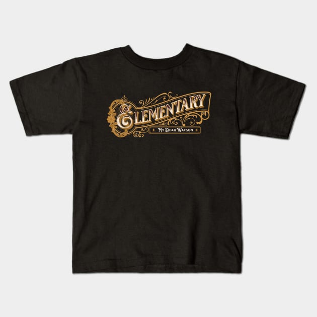 Sherlock 1 Kids T-Shirt by Salt + Cotton